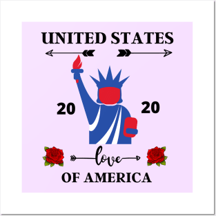 UNITED STATS OF AMERICA Posters and Art